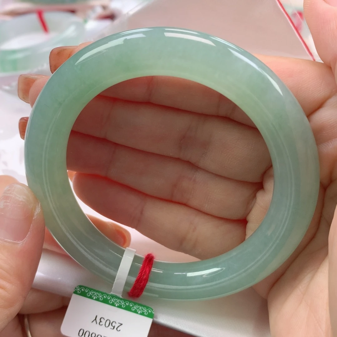 未镶嵌手镯翡翠缅甸天然翡翠57圈