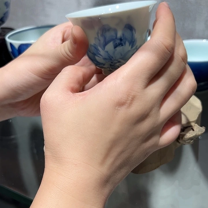 摆件景德镇高温瓷器观宋