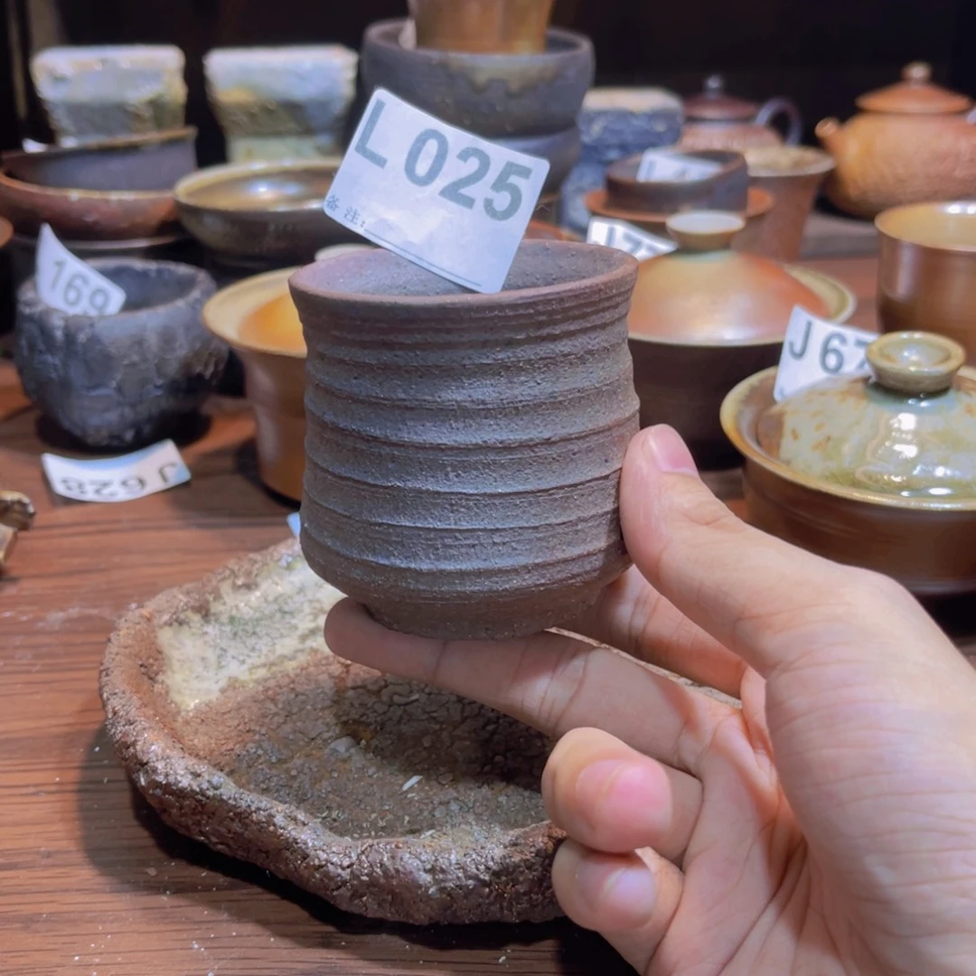 纯手工制作柴烧纯手工制作柴烧杯025