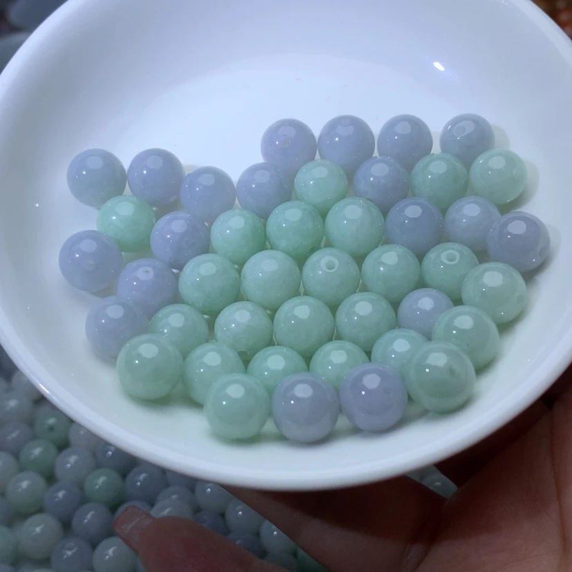【闪购商品】未镶嵌手链翡翠卡9.5紫绿10颗 手链拍2单