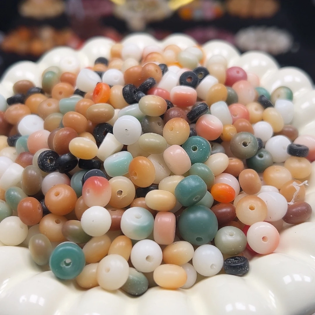 菩提根/象牙果手串瑕疵药片混300颗卡牌➕200颗