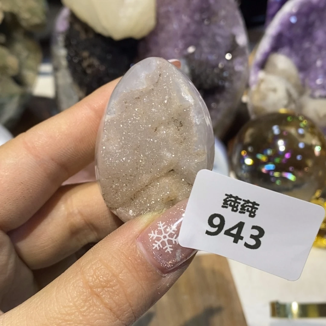 大型摆件（非配饰）紫晶未镶嵌粉色全抛