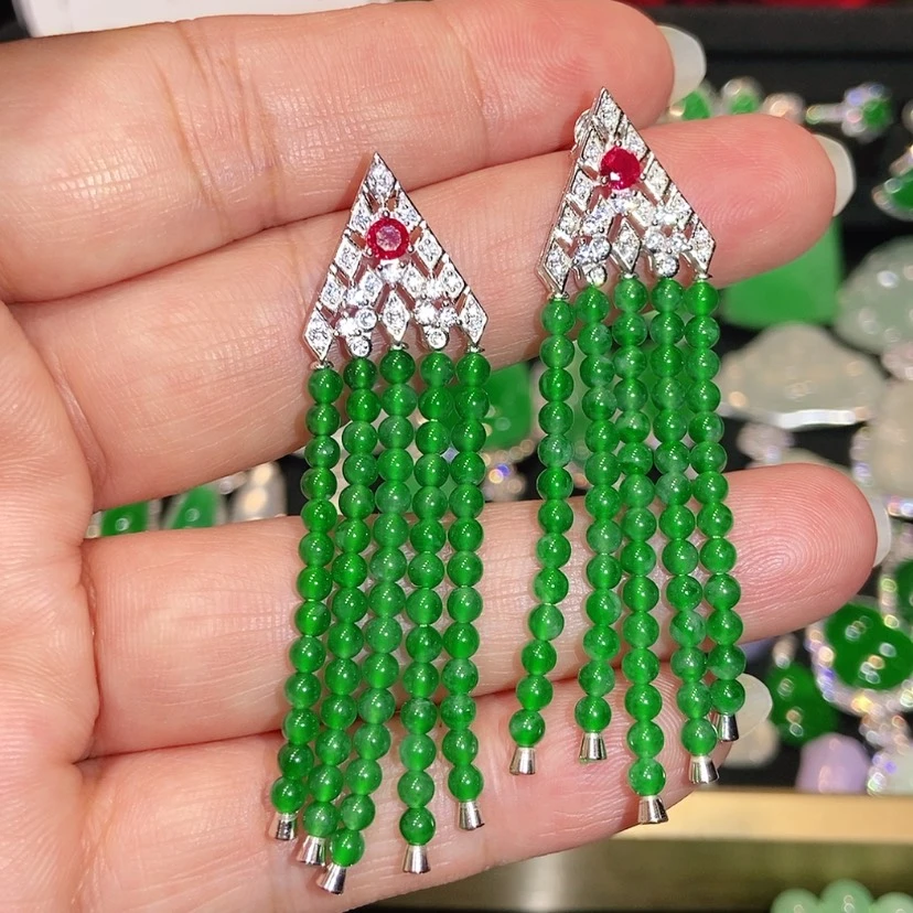 【闪购商品】未镶嵌翡翠耳饰天然翡翠