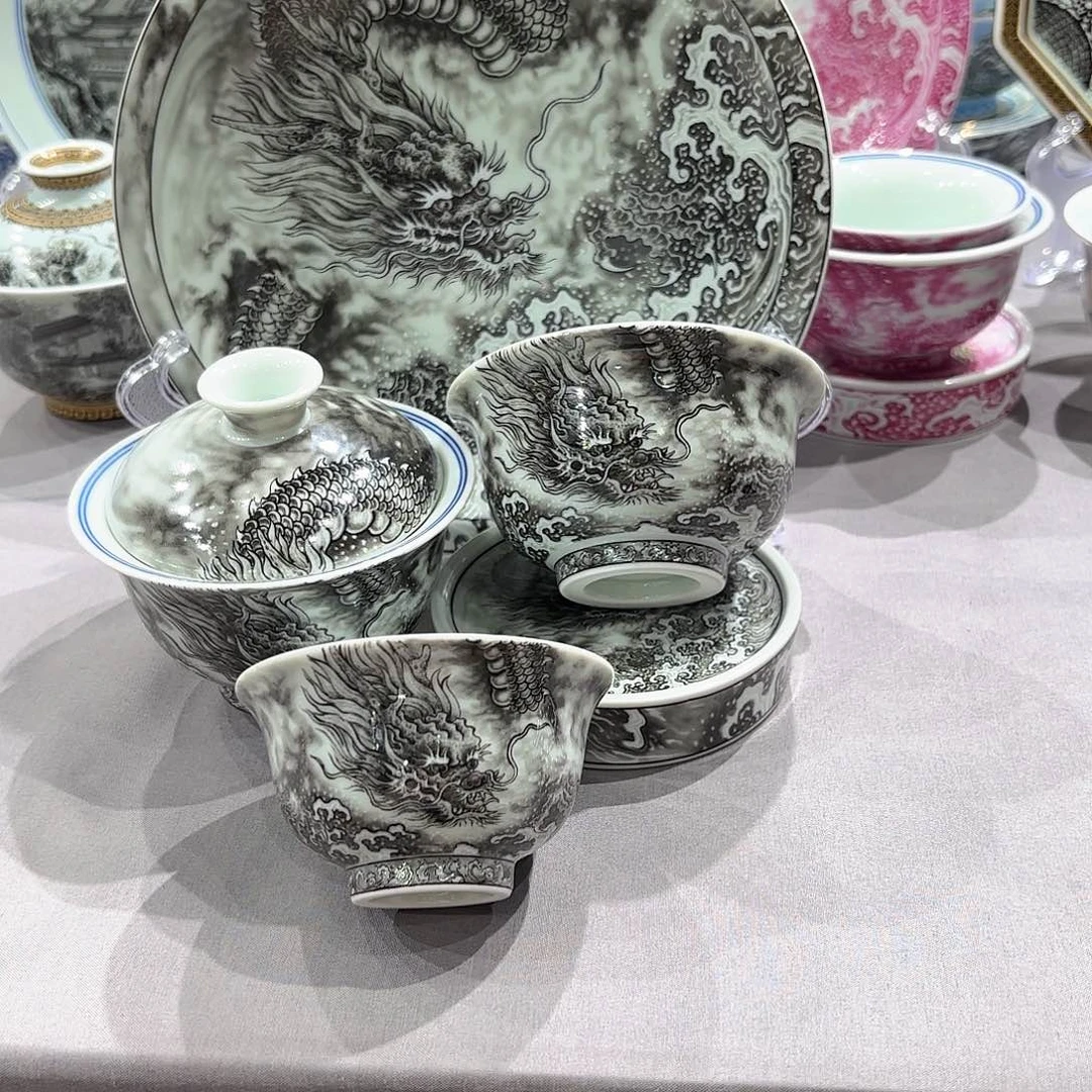 瓷片景德镇瓷器精品展示