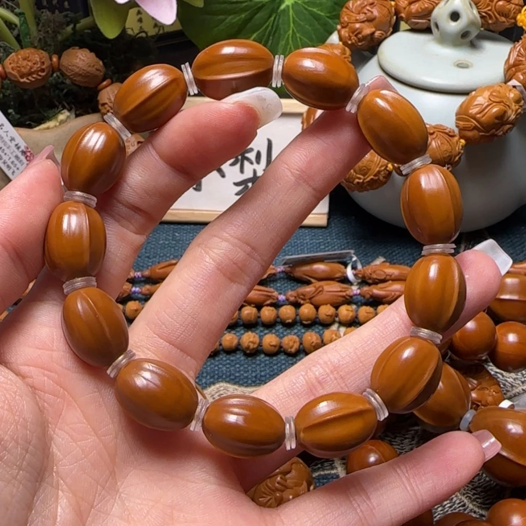 【闪购商品】橄榄核手串小籽鲨鱼背素串