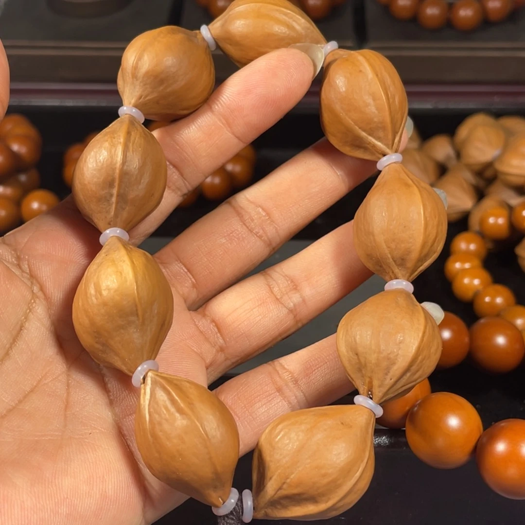 橄榄核手串/手链2.0+三花原皮9颗