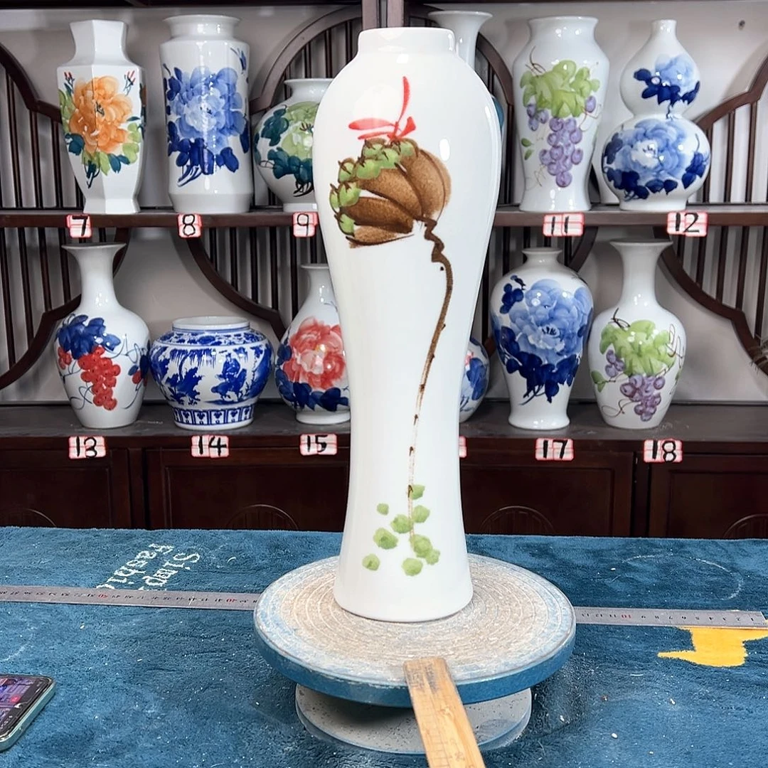 摆件景德镇陶瓷美青听