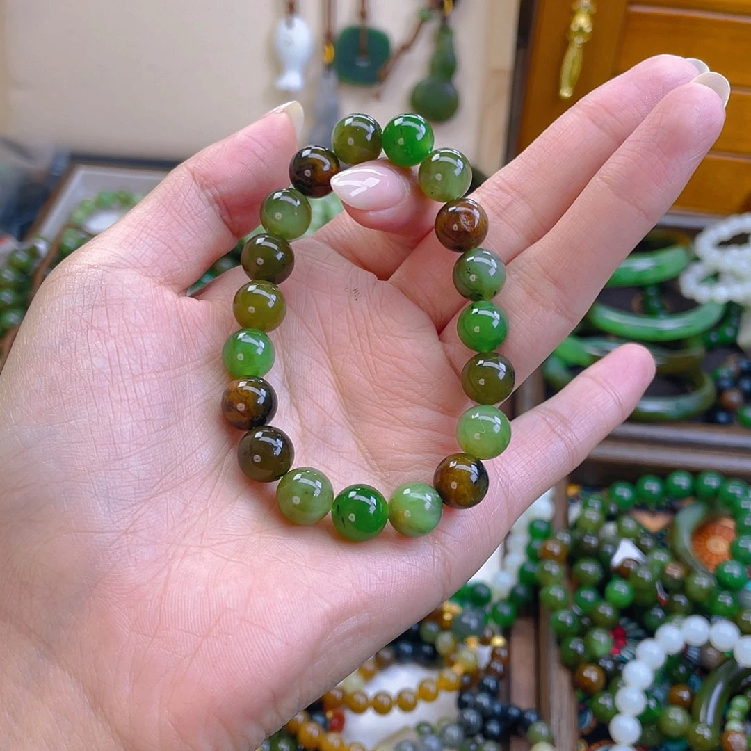 和田玉未镶嵌手链