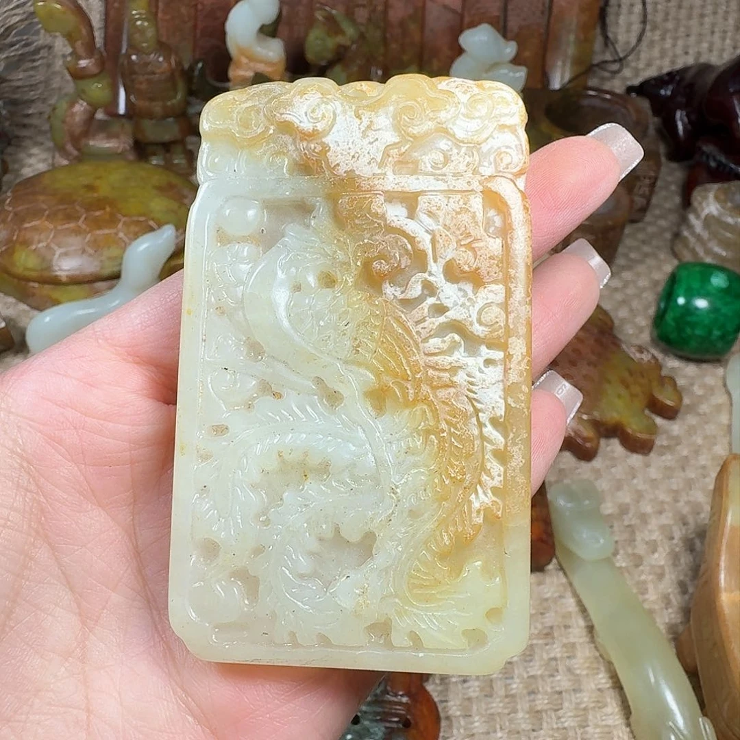 白玉菩提吊坠挂件