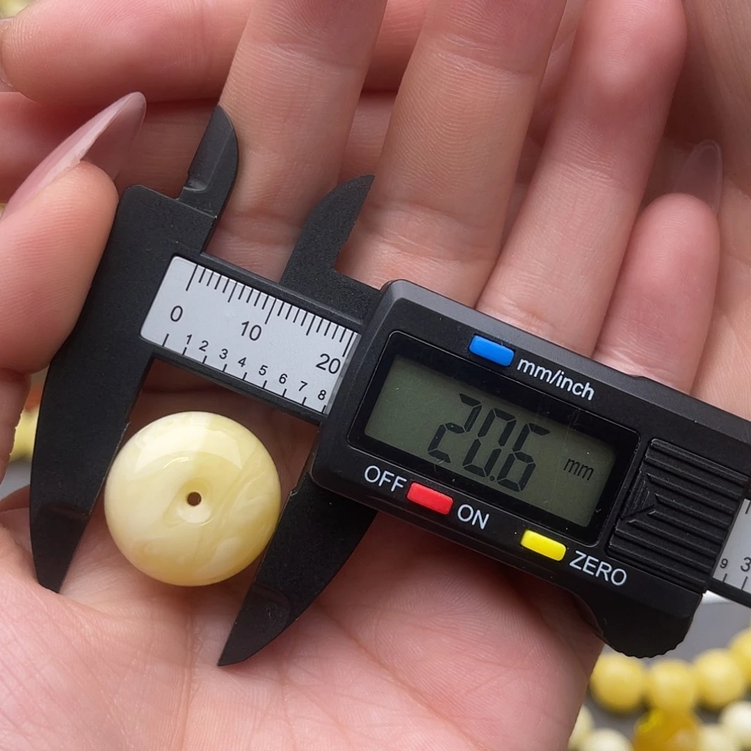 琥珀未镶嵌裸石蜜蜡扣子梦