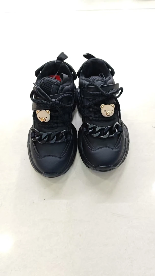 编号38儿童时尚百搭低帮加绒