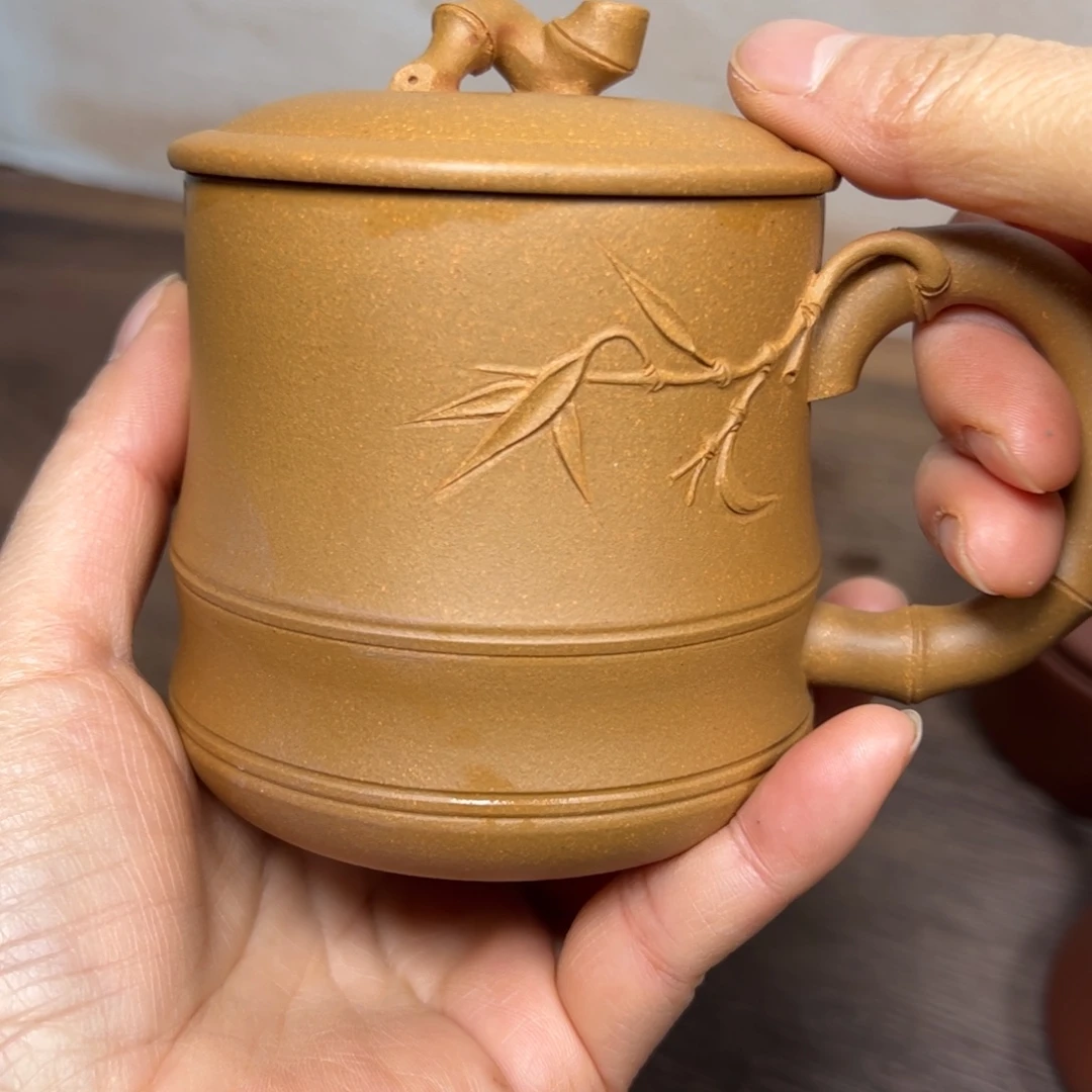 教***主段泥茶杯段泥盖杯260cc微瑕