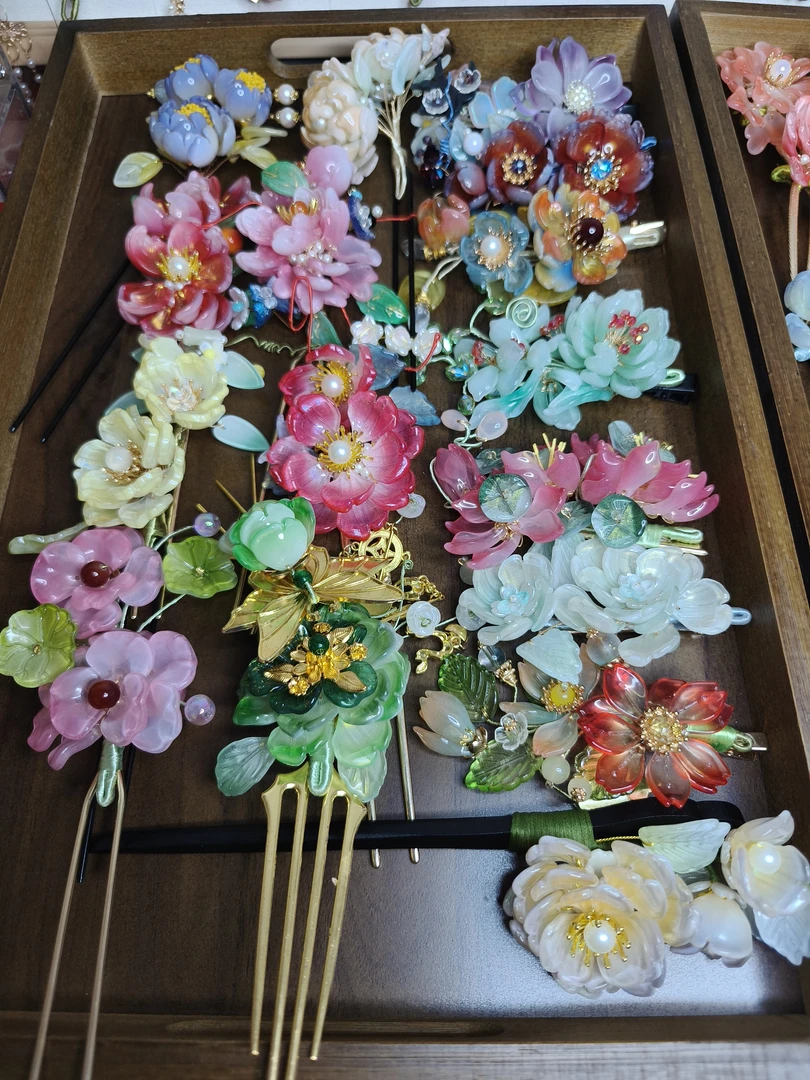 (孤品)精致款+重工款琉璃古风发饰