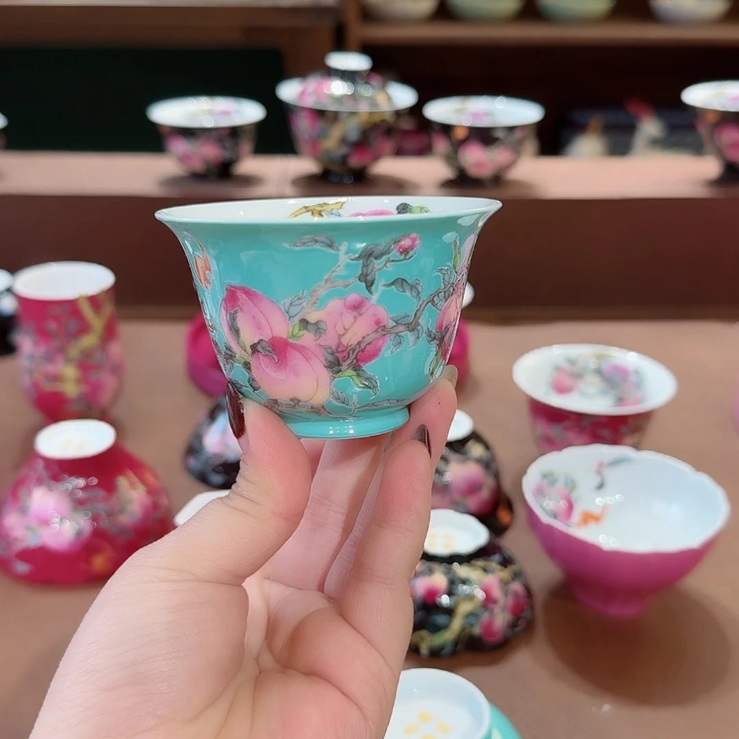 珐琅彩主人杯茶具套装