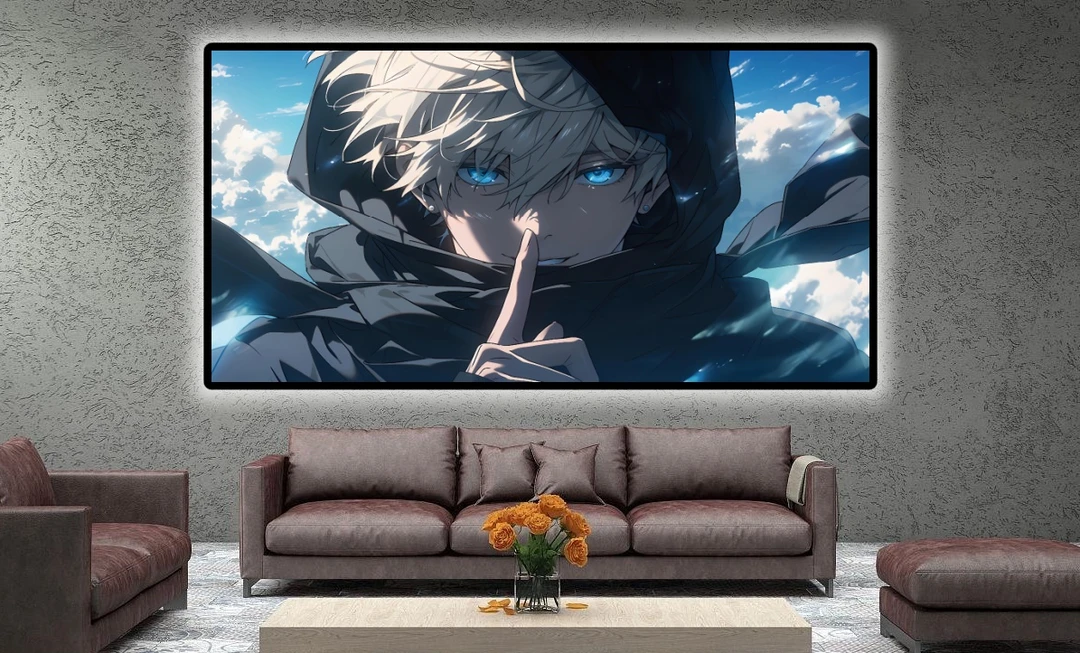 《咒术五条悟》卧室客厅电竞房潮玩装饰画PVC40*80