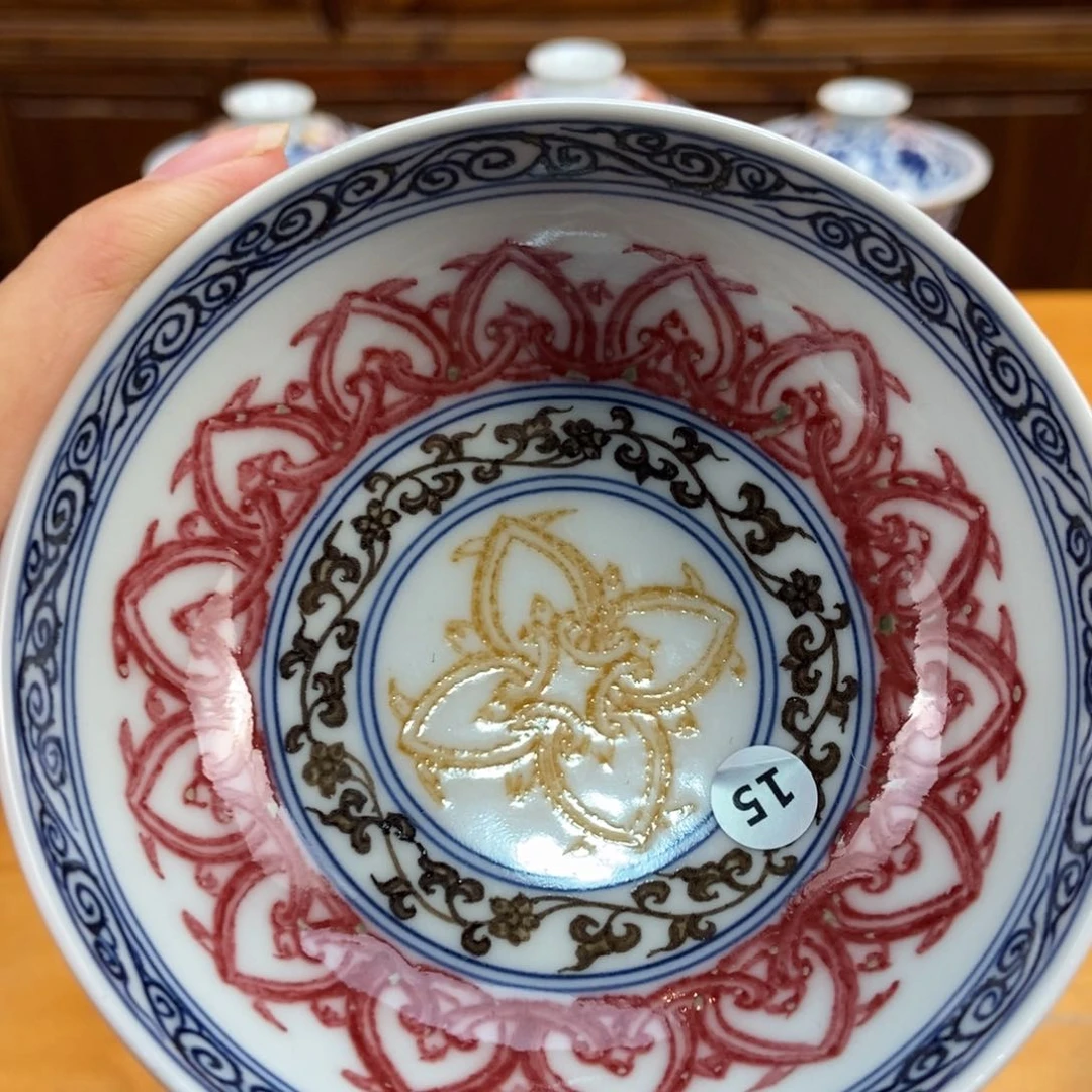 手绘现代茶具非古董