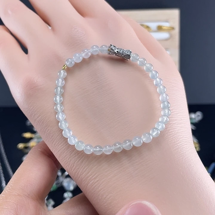 翡翠合金手链翡翠加合金元素手链