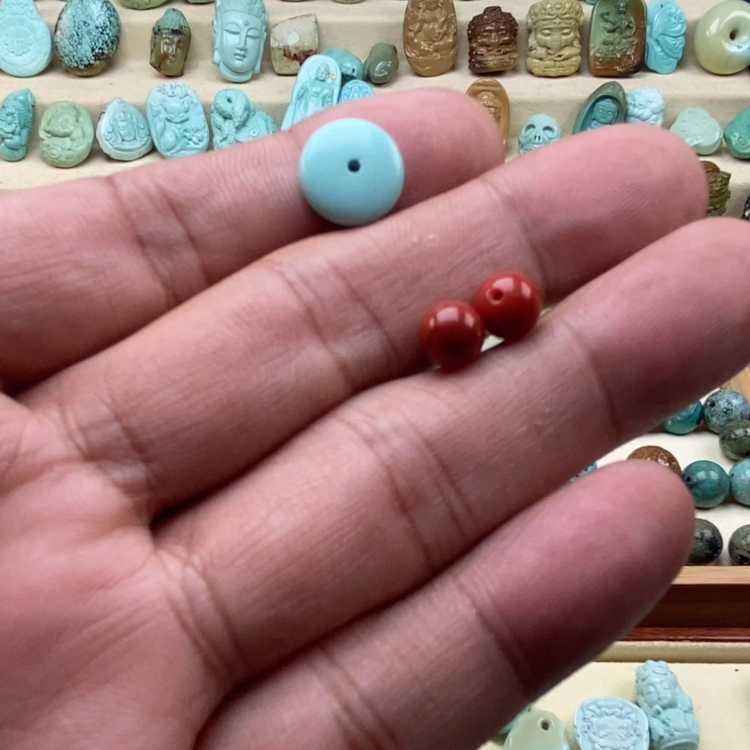 下***福南红玛瑙未镶嵌珠宝半成品