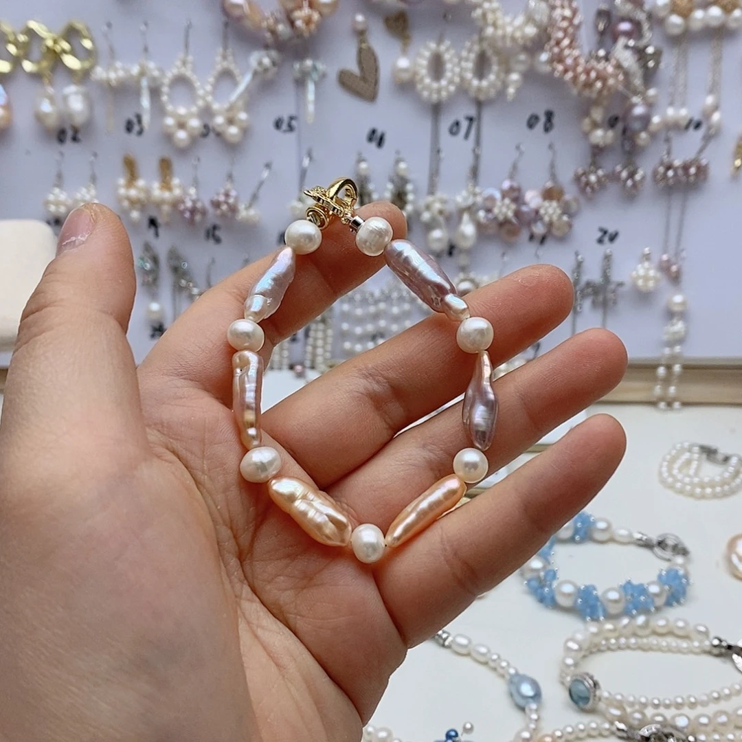 淡水珍珠耳饰未镶嵌