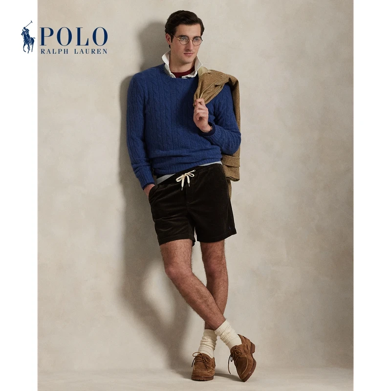 Ralph Lauren拉夫劳伦男装 25秋经典版Polo学院风棉短裤710800214