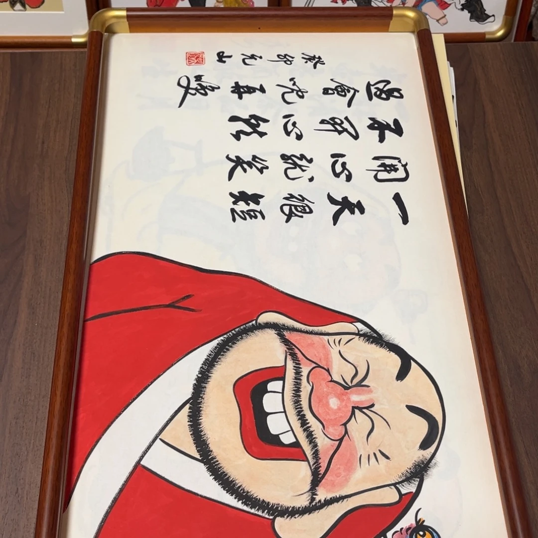 国画纯手绘禅意画作品