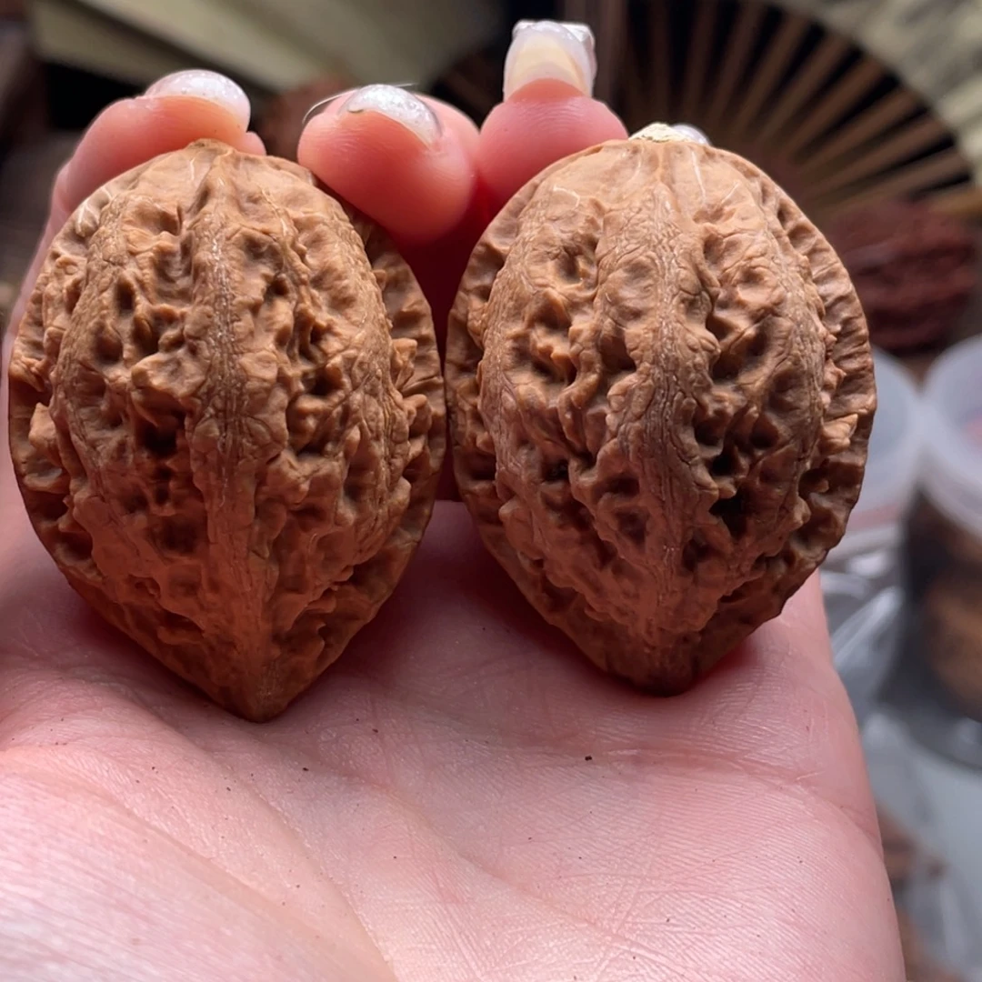 文玩核桃把件楸刀鱼29