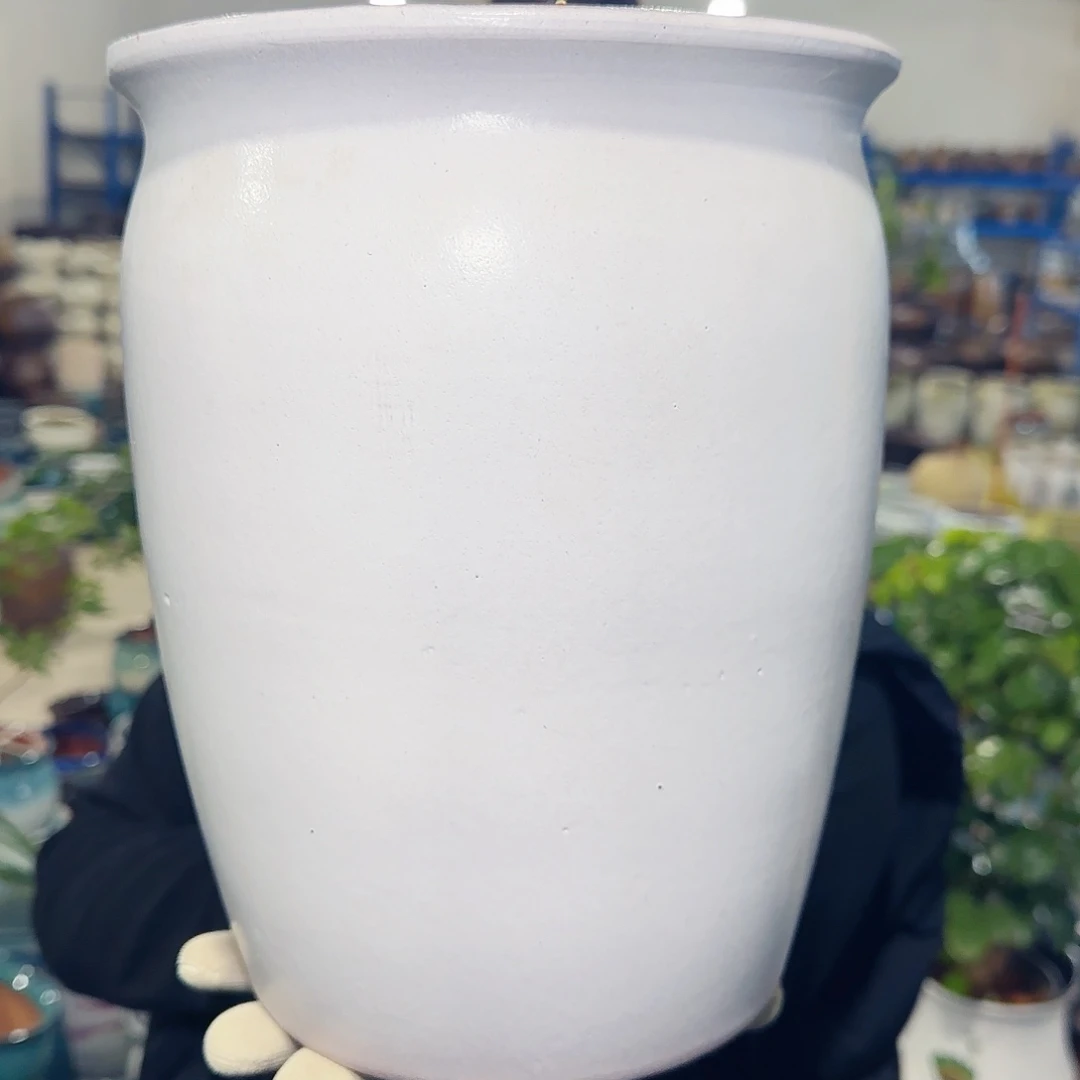 紫砂花盆高26口20