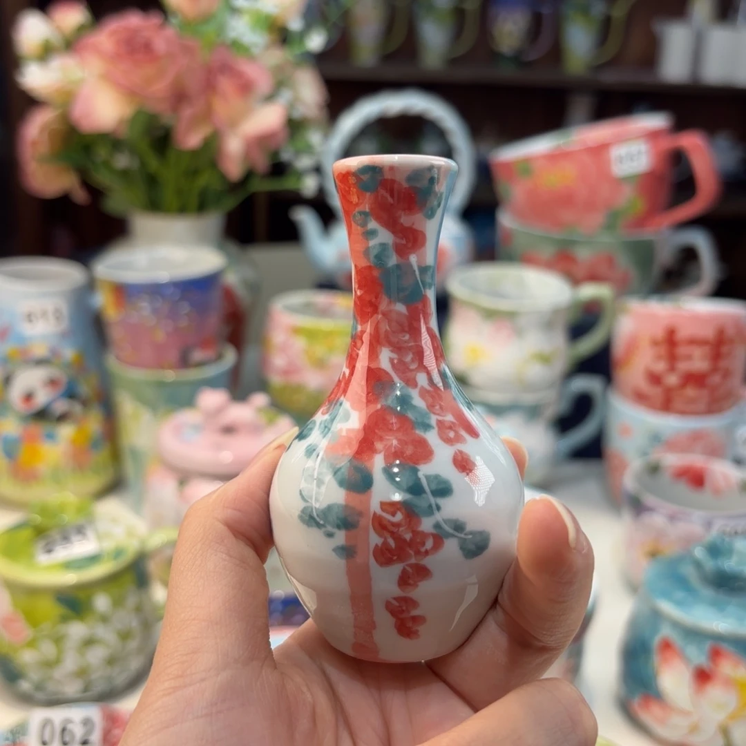 瓷片景德镇手绘高温釉下彩陶瓷茶具
