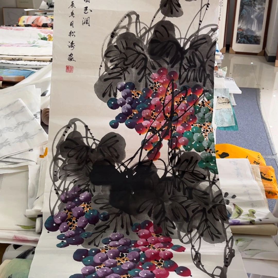 国画ZH精品手绘单幅任发