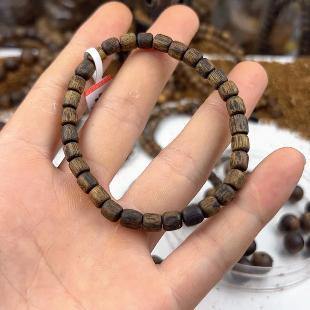 手串沉香数树心串单圈6mm