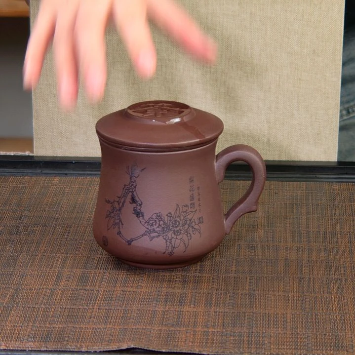 茶杯紫砂高货放漏