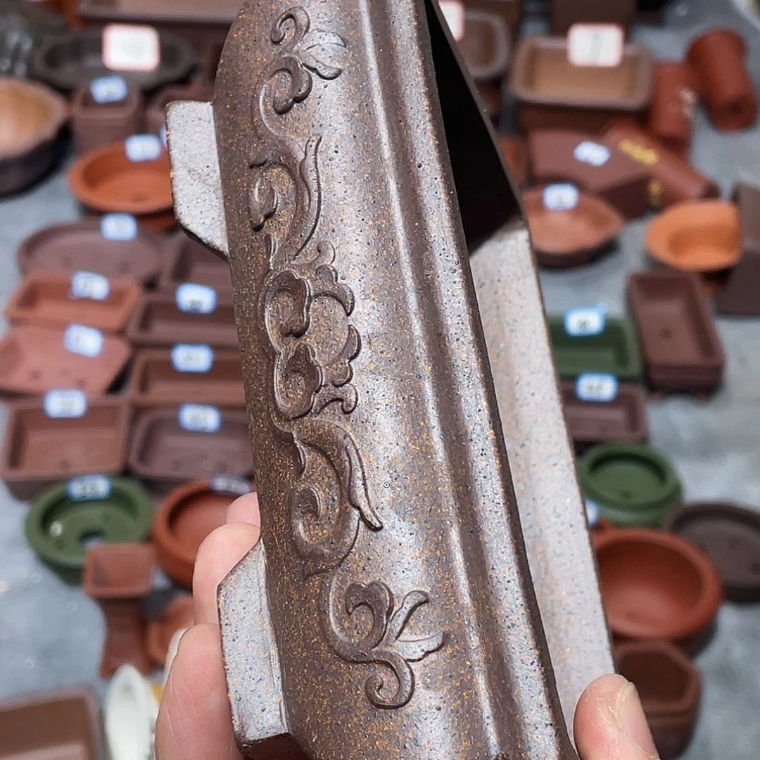 紫砂紫砂小盆14*11*3.5