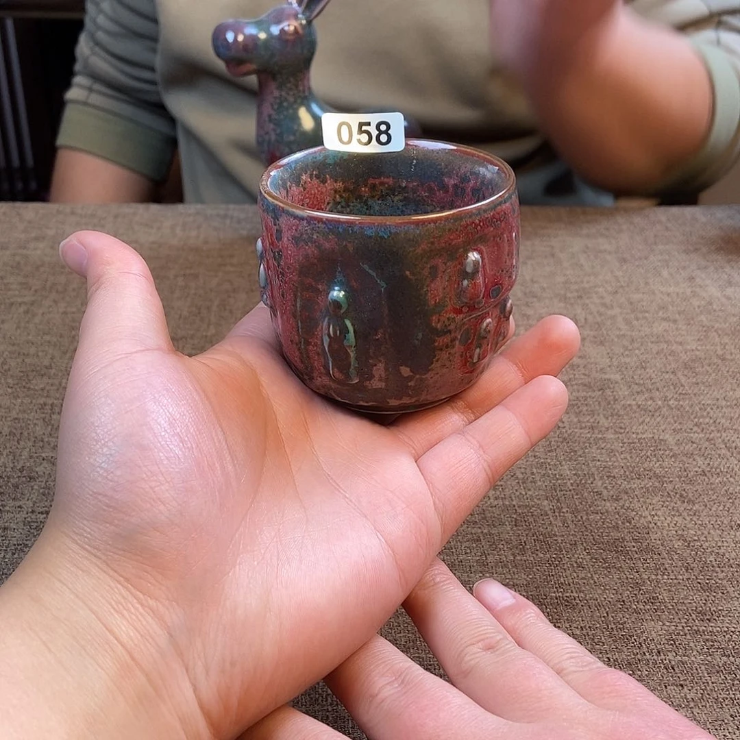 瓷片钧瓷主人杯杯