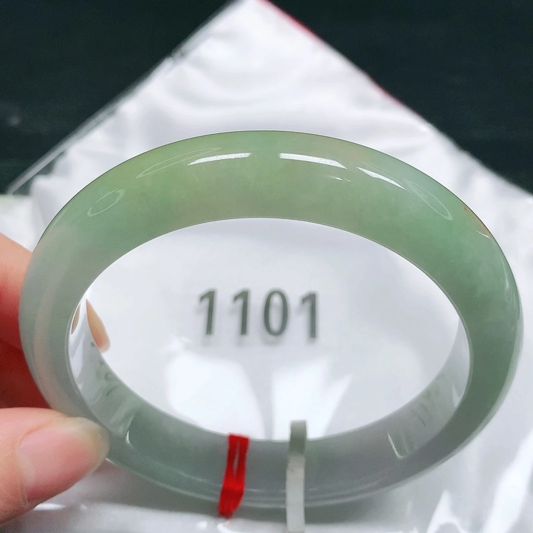 未镶嵌手镯翡翠24 号翡翠手镯 圈口61.5