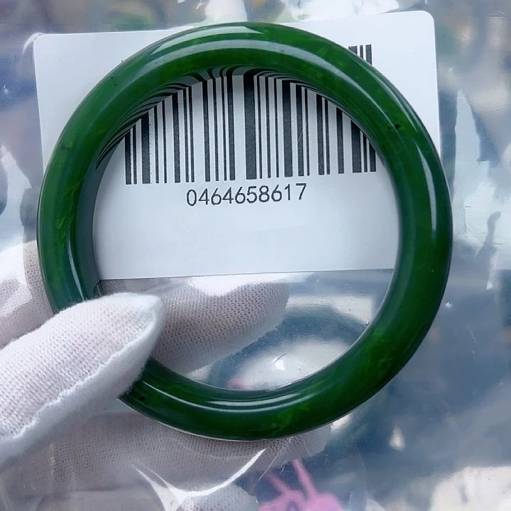 和田玉（碧玉）手镯未镶嵌61