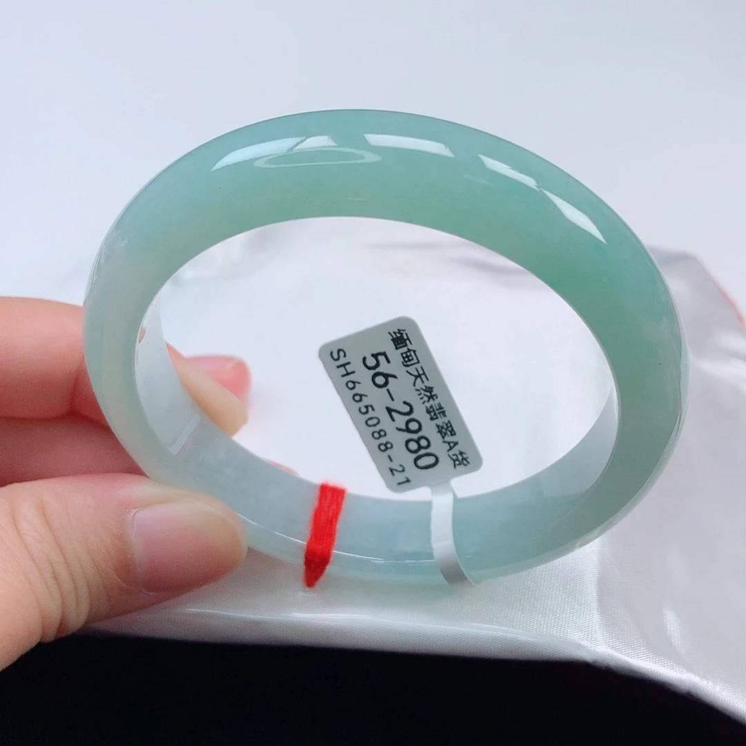 未镶嵌手镯翡翠56正圈