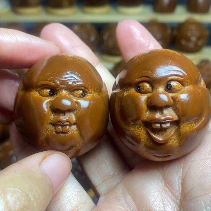 核桃木/黑胡桃（胡桃木）橄榄核雕刻