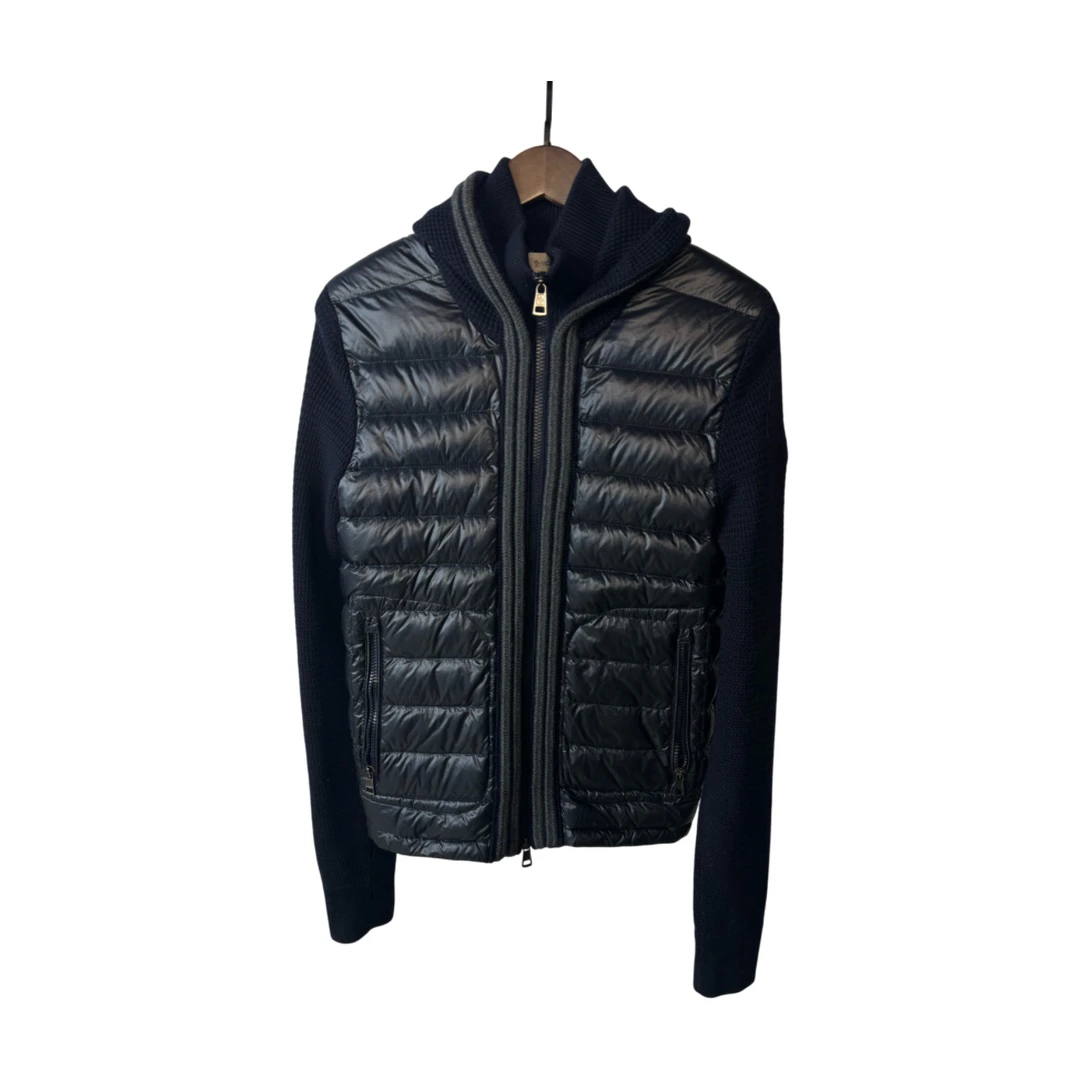 99新 MONCLER 拼接针织徽标logo外套/L码/2412217