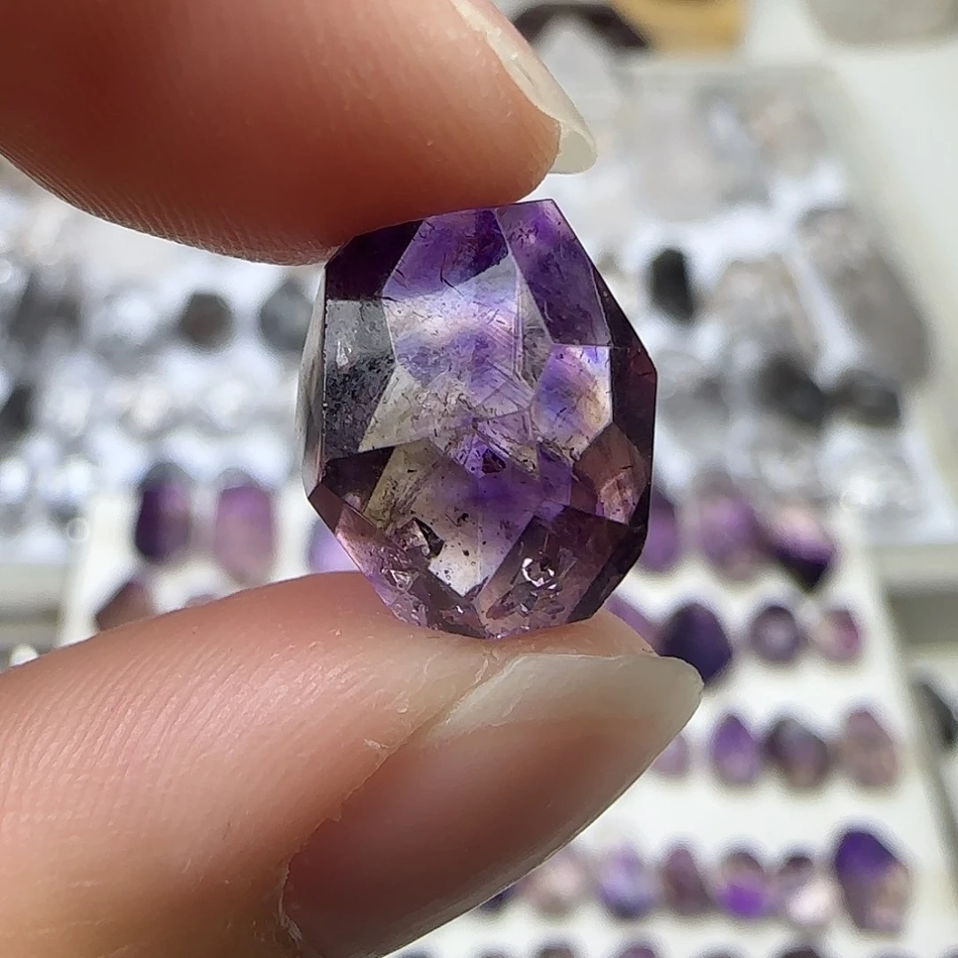 珠宝半成品水晶未镶嵌超七随形