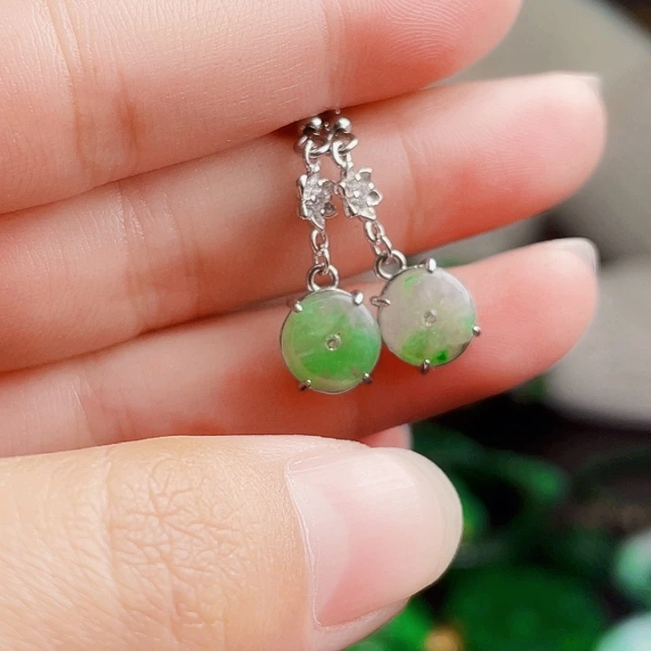 翡翠银S925镶嵌颈饰