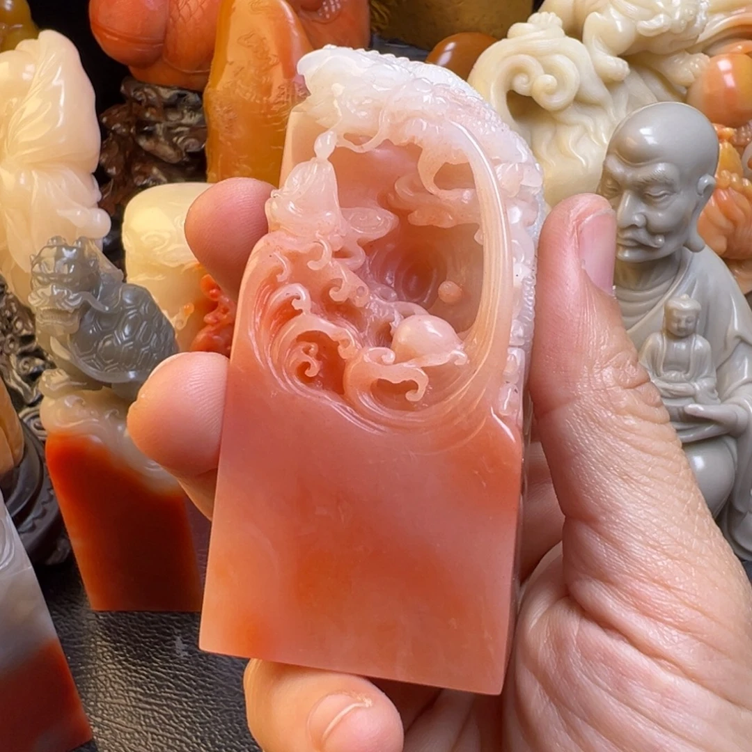 我***六寿山石寿山石雕刻