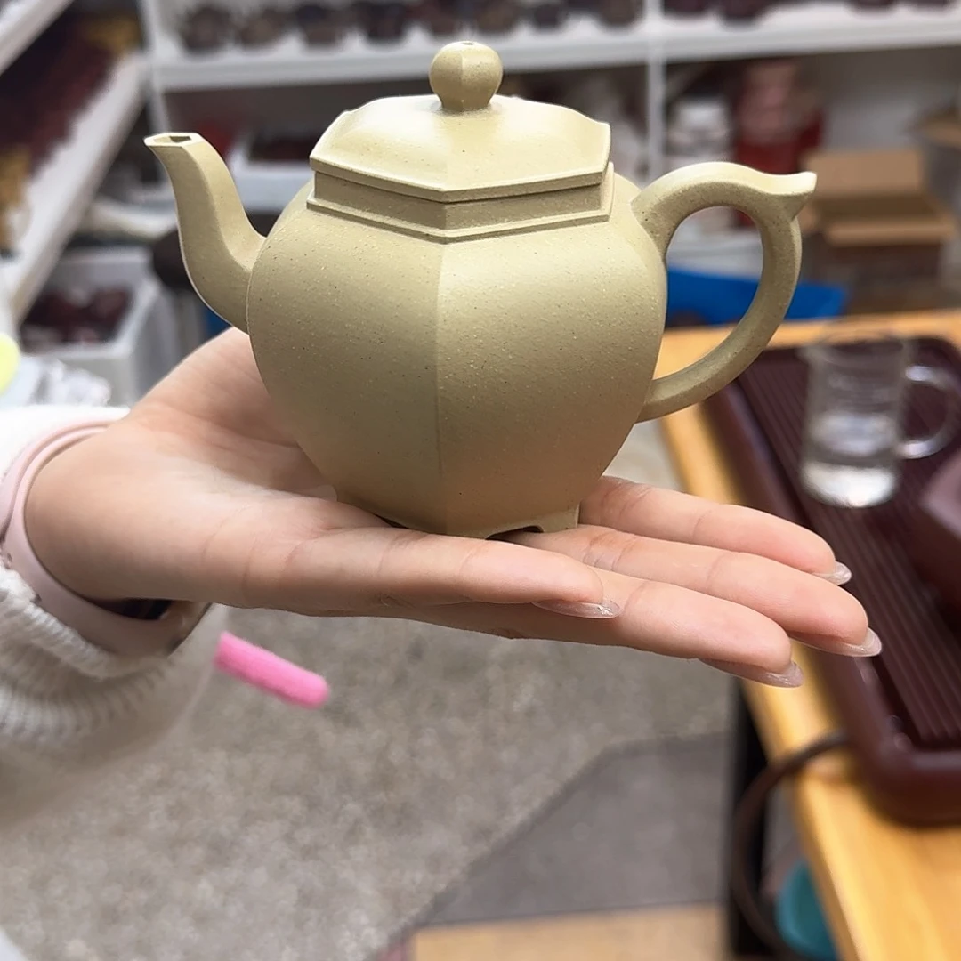 紫砂茶壶紫砂壶六方宫灯260cc