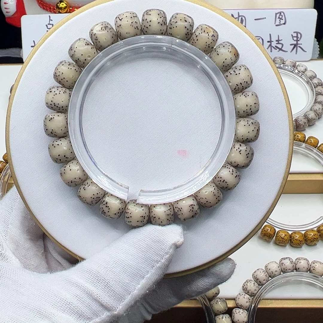 手串星月菩提骨瓷白10✖️9通体月朗星稀