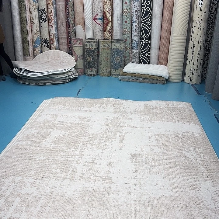 混纺200×300误差±1-3cm精编细砂仿羊绒棉布底微瑕