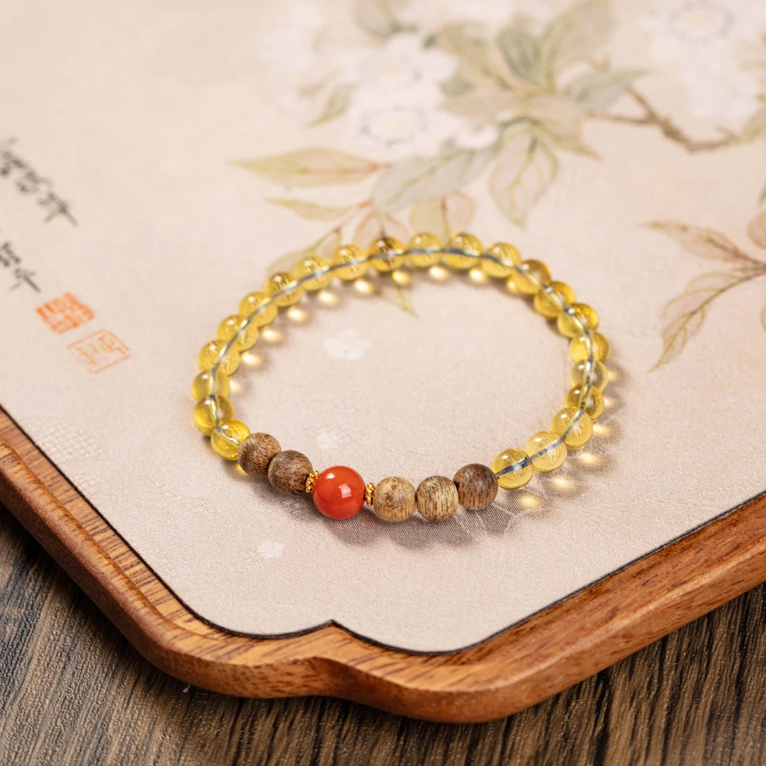 【网瓷专属】缅珀金蓝圆珠DIY手串多样性发一#B1280361