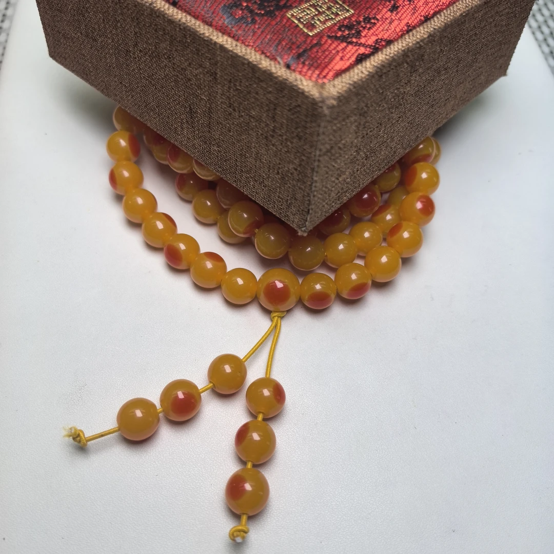 8mm108多圈黄色男女通用Ljj-205