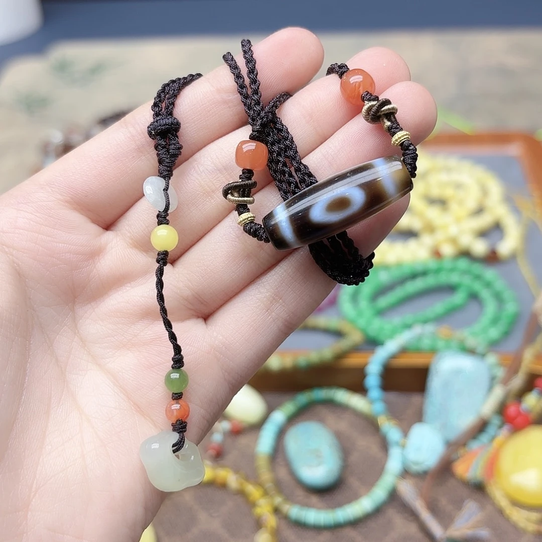 玛瑙/玉髓未镶嵌玛瑙项链GW