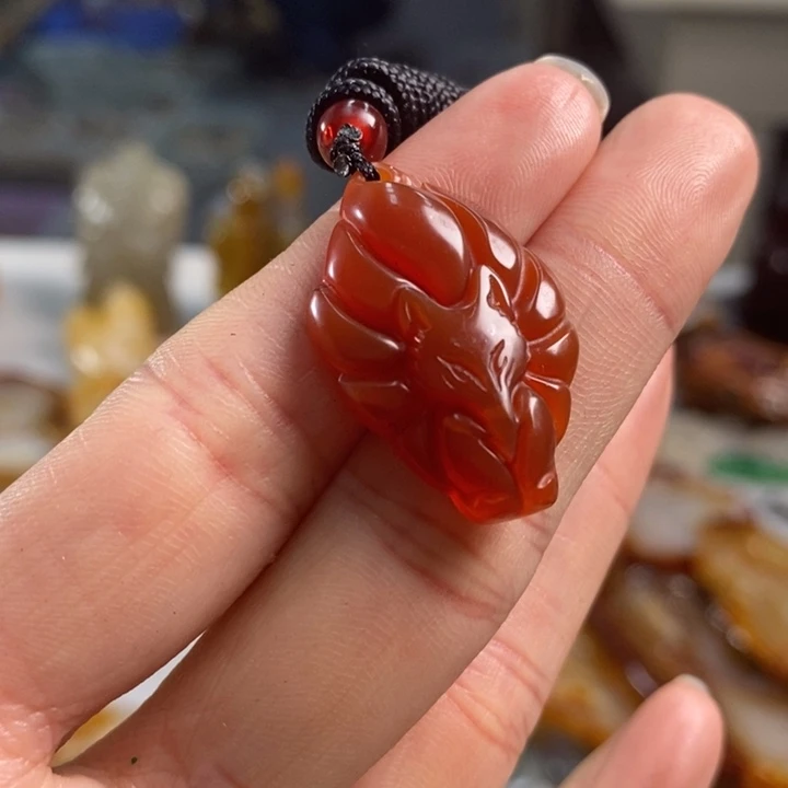 玛瑙/玉髓吊坠(不含链)未镶嵌