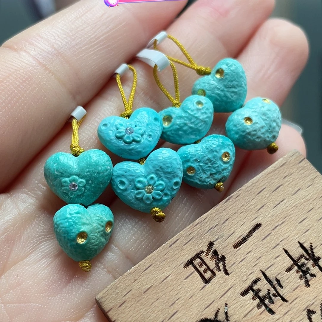 绿松石未镶嵌颈饰