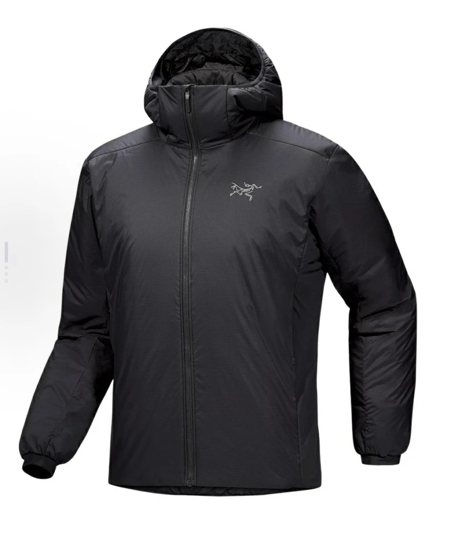 Arcteryx始祖鸟 ATOM SV  Hoody 刺绣保暖连帽拉链长袖棉服 男款